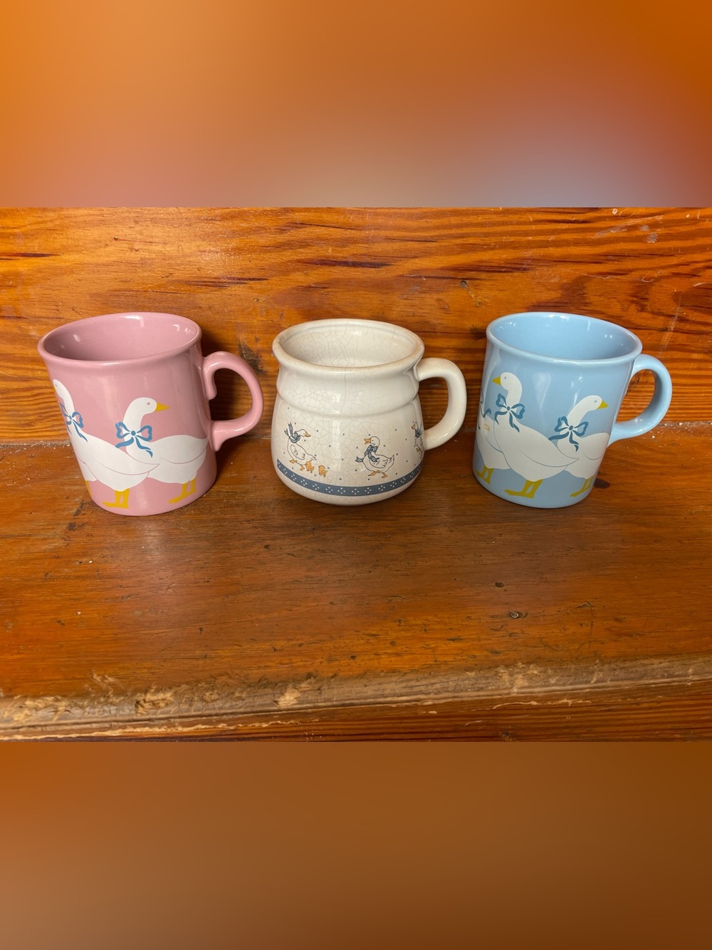 Vintage Ceramic Country Goose Coffee Tea Mug Mixed Lot Home Dining unique